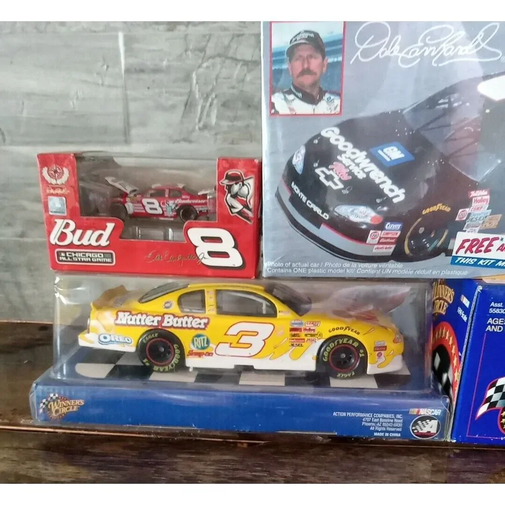 Dale Earnhardt Collection Lot Of 7 Diecast 1/24 1/64 Nutter Butter, Budweiser,